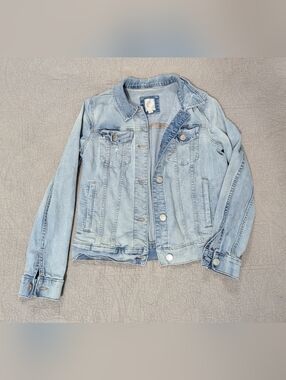 LC Lauren Conrad Light Wash Denim Jacket